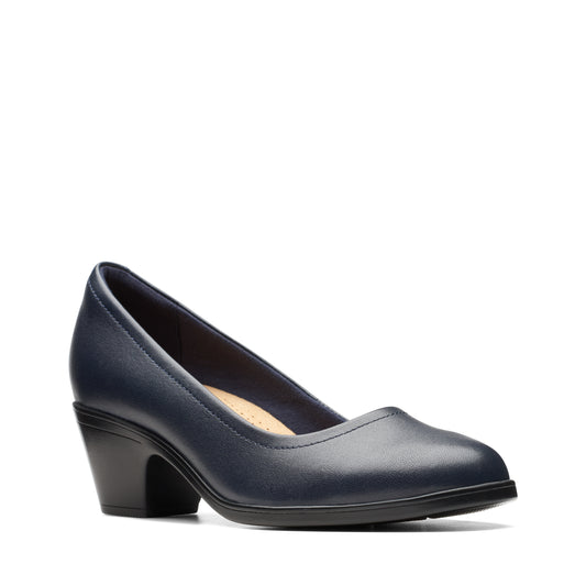 Clarks Emily2 Ruby Shoe Navy