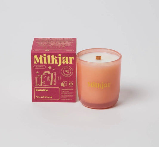 MilkJar Candle- Darjeeling