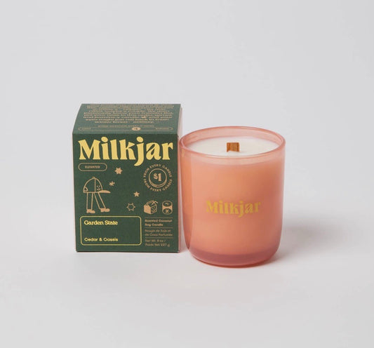 MilkJar Candle- Garden State